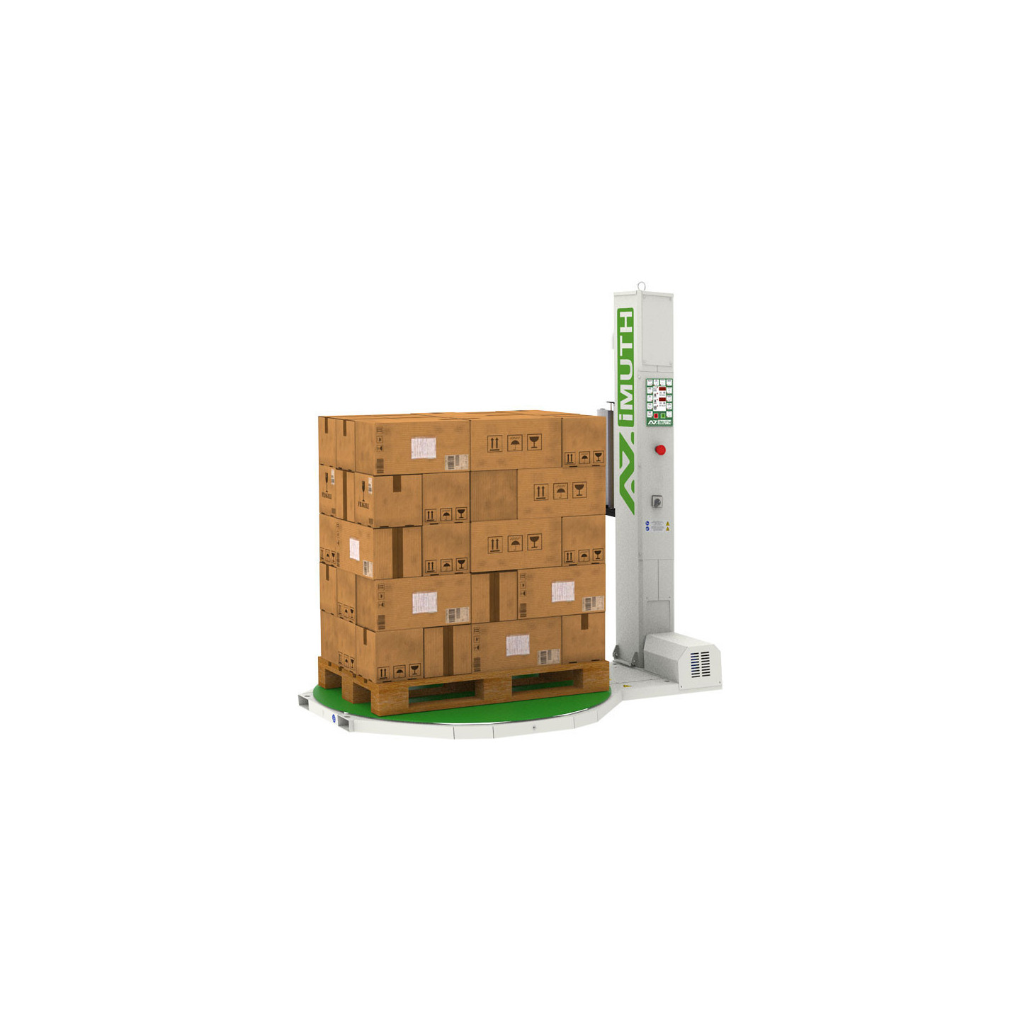 AZIMUTH low profile pallet wrapping machine